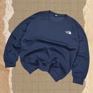 The North Face Men's and Women's Blue Long Sleeve Shirt